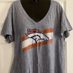 LOT OF 2 Denver Broncos Football Women’s XXL Tees GREAT Condition! One of a Kind